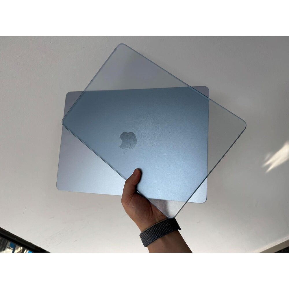 Matte Case for MacBook Air 13/13.6-inch M5/M4/M3/M2 Sky Blue Clear - Picture 2 of 7